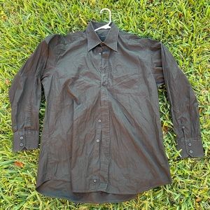 Gucci Black Dress Shirt Size Large